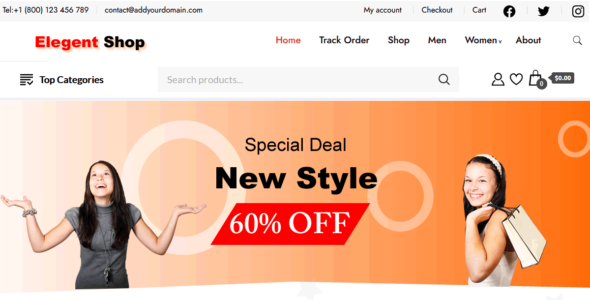 Elegant Shopping (WordPress)