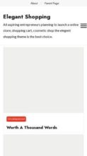 Elegant Shopping (screenshot mobile)