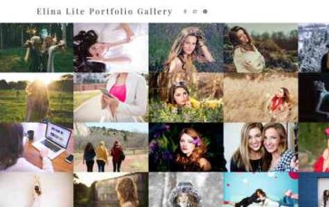 Elina Lite Portfolio Gallery (screenshot desktop)