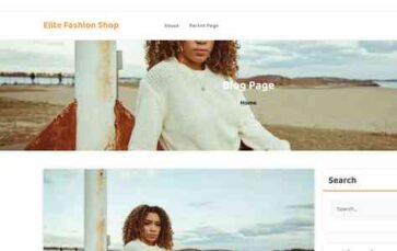 Elite Fashion Shop (screenshot desktop)