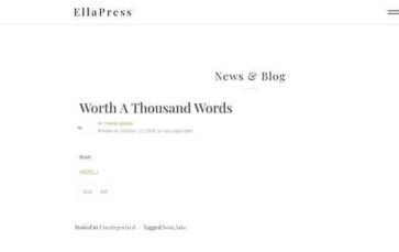 EllaPress (screenshot desktop)