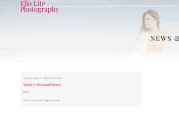Ello Lite Photography (screenshot desktop)