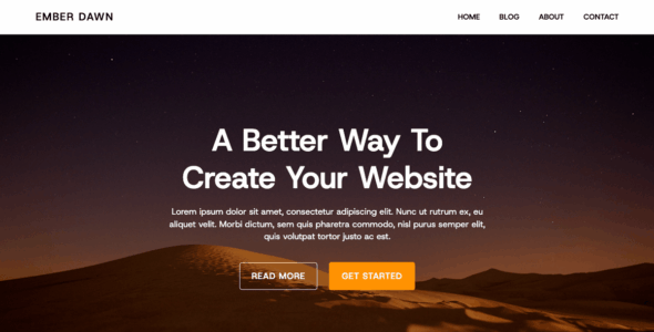 Ember Dawn (WordPress)