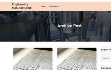 Engineering Manufacturing (screenshot desktop)