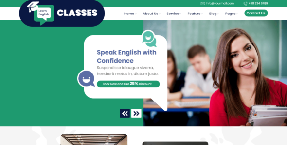 English Speaking Classes (WordPress)