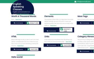 English Speaking Classes (screenshot desktop)