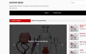 Epaper News (screenshot desktop)