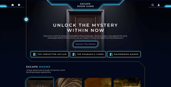 Escape Room Game (WordPress)