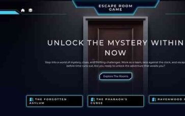 Escape Room Game (screenshot desktop)