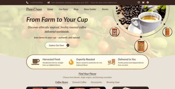 Espresso Shop (WordPress)