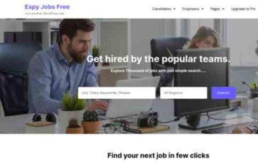 Espy Jobs (screenshot desktop)