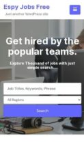 Espy Jobs (screenshot mobile)