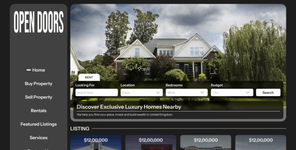 Estate Brokerage Services (WordPress)