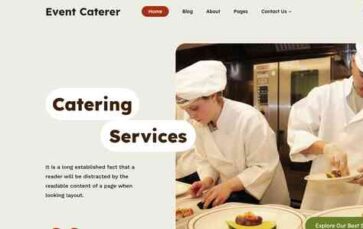 Event Caterer (screenshot desktop)