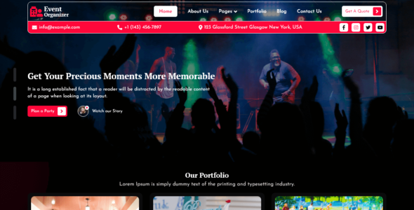 Event Organizer Elemento (WordPress)