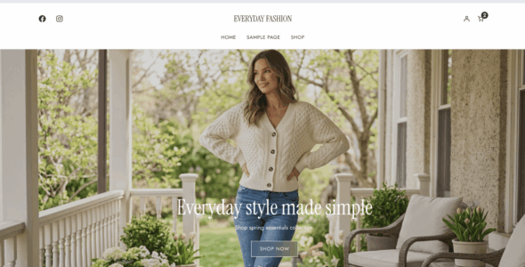 Everyday Fashion Nook (WordPress)