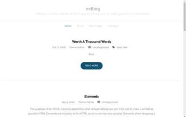 ExBlog (screenshot desktop)