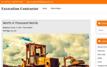 Excavation Contractor (screenshot desktop)