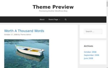 Exhibit (GeneratePress) - (screenshot desktop)