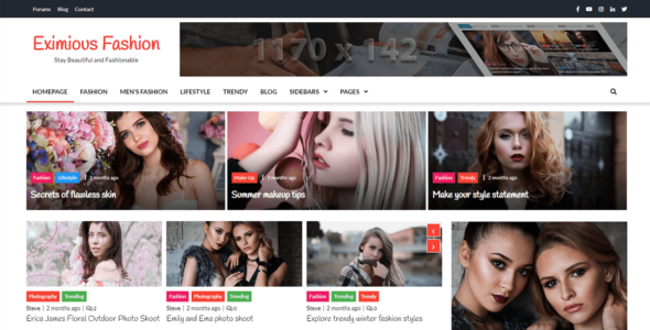 Eximious Fashion (WordPress)