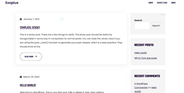 Exoplus (WordPress)