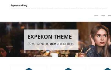 Experon eBlog (screenshot desktop)