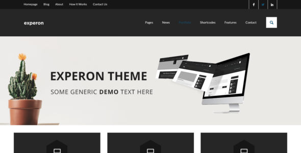 Experon eDark (WordPress)