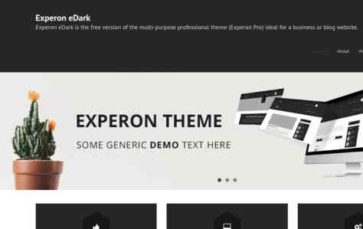 Experon eDark (screenshot desktop)