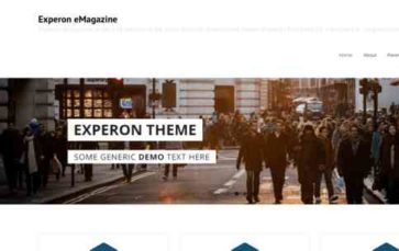 Experon eMagazine (screenshot desktop)