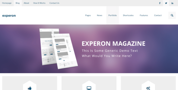 Experon Magazine (WordPress)