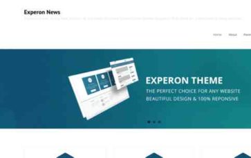 Experon News (screenshot desktop)