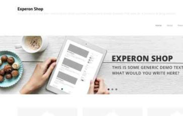 Experon Shop (screenshot desktop)