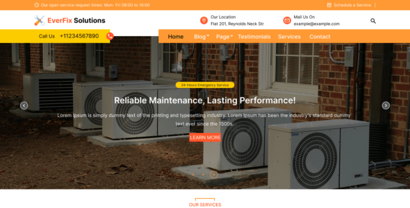 Expert AC Repair (WordPress)