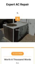 Expert AC Repair (screenshot mobile)