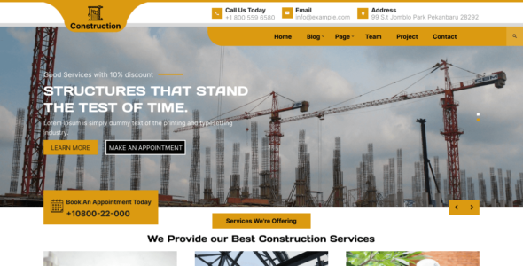 Expert Construction Company (WordPress)