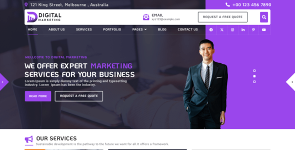 Expert Digital Agency (WordPress)