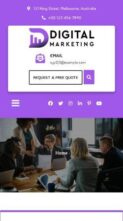 Expert Digital Agency (screenshot mobile)