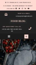 Expert Food Blog (screenshot mobile)