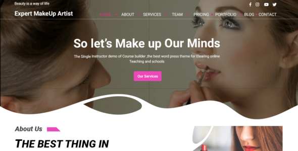 Expert Makeup Artist (WordPress)