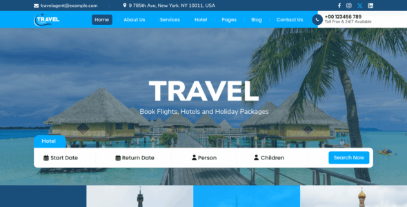 Expert Travel Agent (WordPress)