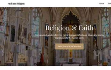 Faith and Religion (screenshot desktop)