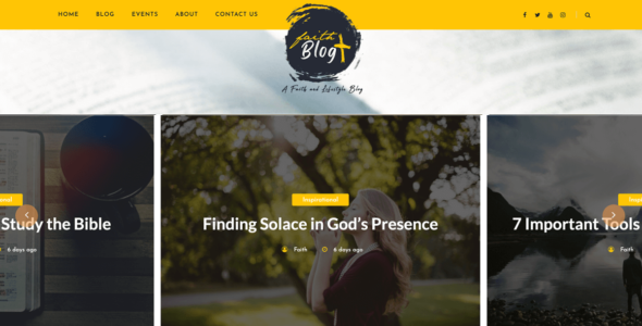 Faith Blog (WordPress)