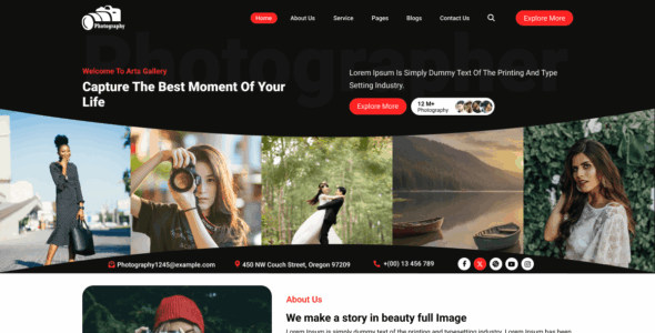Family Photographer (WordPress)