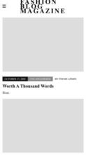 Fashion Blog Magazine (screenshot mobile)