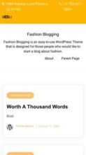Fashion Blogging (screenshot mobile)