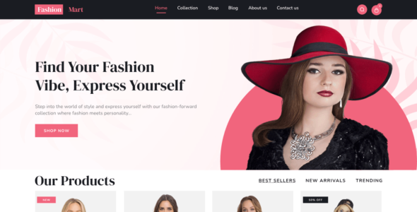 Fashion Designer Mart (WordPress)