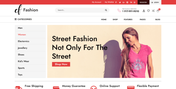 Fashion Ecommerce Zone (WordPress)