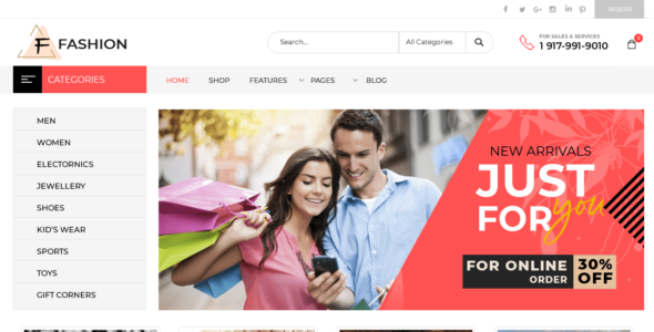 Fashion Estore (WordPress)