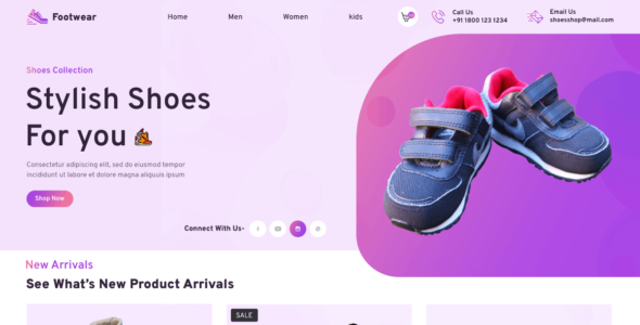 Fashion Footwear (WordPress)