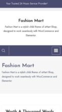 Fashion Mart (screenshot mobile)